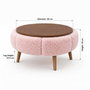 Atelier Del Sofa Papatya 60 - Rosa y nogal